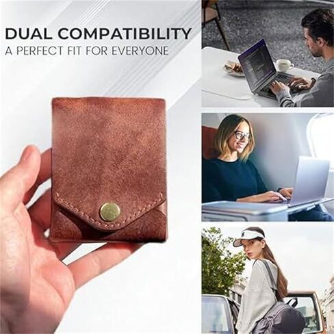 Men's Vintage Large Capacity PU Leather Wallet Multifunctional Card Holder with Pen Slot Compact Stylish Small Purse in Saudi Arabia