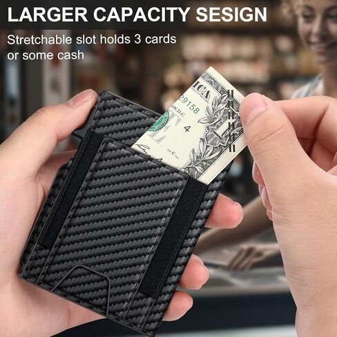 SEMORID Slim Wallet for Men, for 13-25 Cards, with ID Window & Cash Slot, RFID Blocking Card Holder Wallet in Saudi Arabia