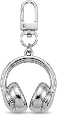 Y2K Mini 3 Inch Headphone Keychain, Polished Cute Keychain, Versatile Bag Charms Purse Charms Backpack Charms in Kuwait