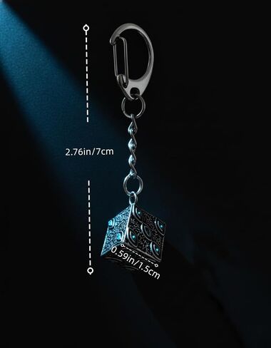 Anime Keychain for Cosplay Accessory, Dice pendant fot Fan Collectible Costume Jewelry in Saudi Arabia