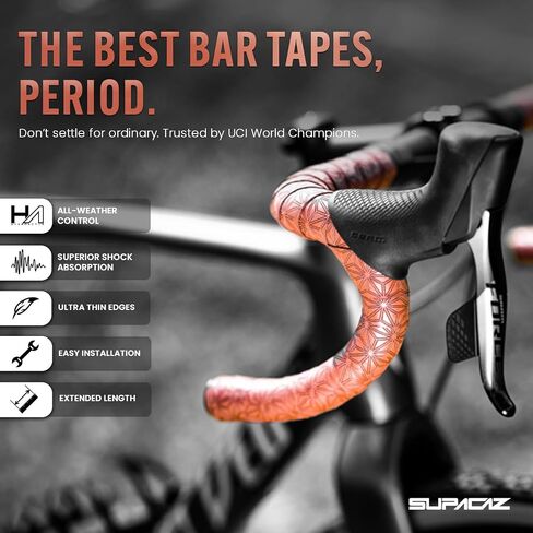 Supacaz Super Sticky Kush Single Color Handlebar Tape, Coffee in Kuwait