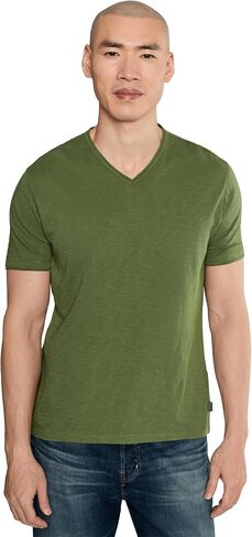 John Varvatos Men's Miles V-Neck T-Shirt in Kuwait