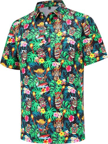 Mens Golf Polo Shirts Short Sleeve Moisture Wicking Dry Fit Performance Casual Funny Golf Polo Shirts for Men in Kuwait