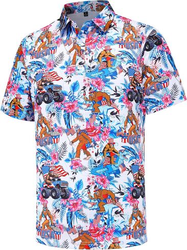 Mens Golf Polo Shirts Short Sleeve Moisture Wicking Dry Fit Performance Casual Funny Golf Polo Shirts for Men in Kuwait
