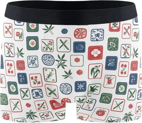 Men's Underwear Briefs Realistic Watercolor Roses with Leaves Men's Boxer Briefs, Trunks Underwear for Men S in Saudi Arabia