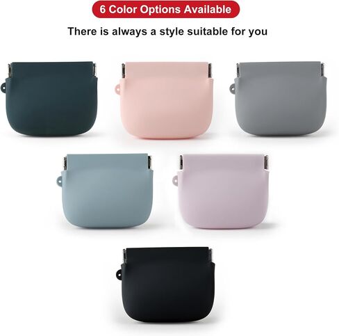 Squeeze Coin Purse for Women – Silicone Small Coin Pouch with Kiss Lock for Coins, Keys, Lipstick, and Earphones – Mini Cute Change Purse, Coin Purse & Pouch for Daily Life, Cars, Travel, Party in Kuwait
