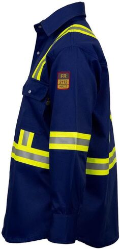 Flame Resistant FR High Visibility Hi Vis Shirt - 88% C/12% N - 7oz in Kuwait