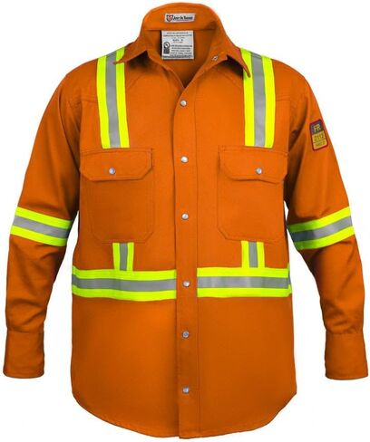 Flame Resistant FR High Visibility Hi Vis Shirt - 88% C/12% N - 7oz in Kuwait