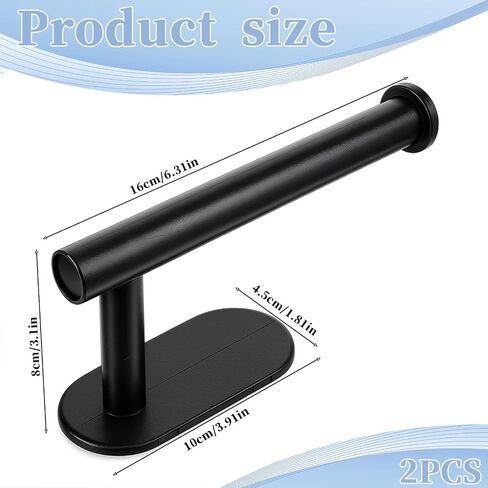 2Pcs Curtain Holdbacks Holders for Wall Adhesive Curtain Tie Backs No Drilling Curtains Hooks Hold Backs for Home Office Window Drapes, Black in Kuwait