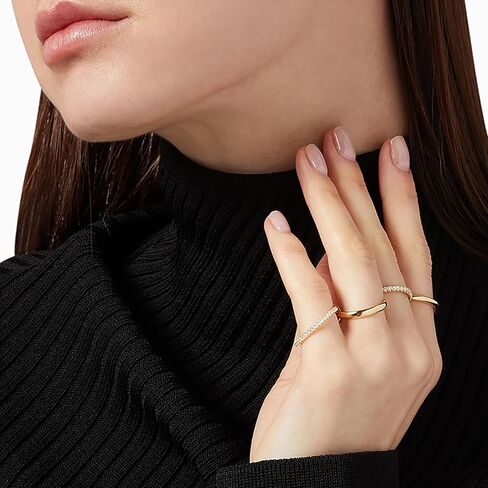 Gold Stackable Rings in Saudi Arabia