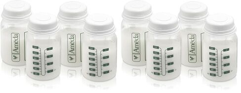 Ameda Breastmilk Storage Bottles | Breast Milk Storage Containers | 4 Count in Saudi Arabia