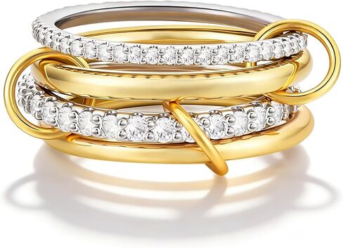 Gold Stackable Rings in Saudi Arabia