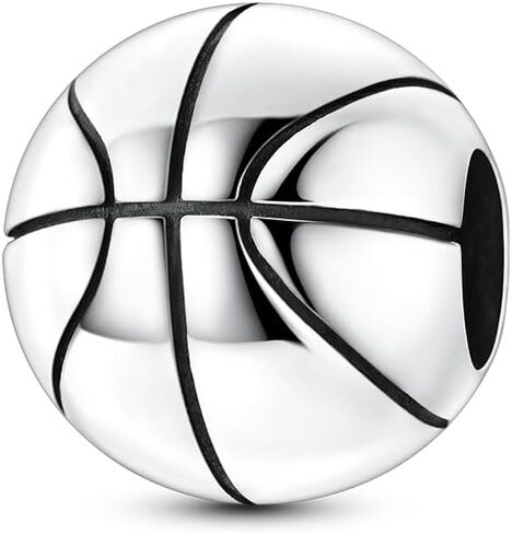 Football Charms For Bracelets, Sterling Silver Sport Charms For Pandora Bracelets, Dangle Pendants & Bead Charm For DIY Jewelry in Saudi Arabia