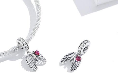 Halloween Charm for Women 925 Sterling Silver Beads Halloween Pumpkin Skull Enamel Charm for Bracelets (Rib Charms) in Saudi Arabia