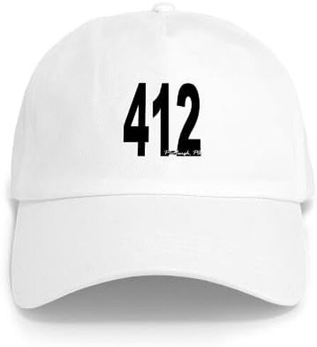 قبعة بيسبول CafePress 412 Pittsburgh Area Code قابلة للتعديل in Kuwait