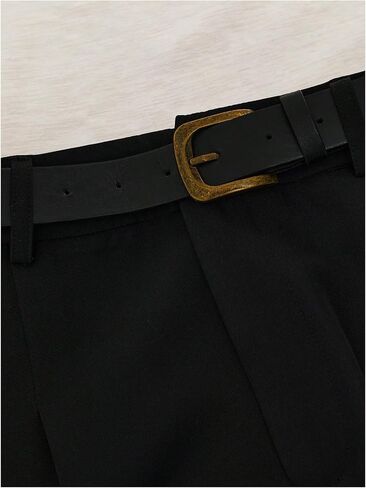 GORGLITTER Women's High Waisted Dress Shorts Dressy Roll Up Hem Business Casual Work Tailored Shorts in Saudi Arabia