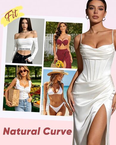 Thick Padded Sticky Bra for Push Up, Invisible Adhesive Backless Strapless Bra Add Cup for Women Dress Top - A Beige in Saudi Arabia