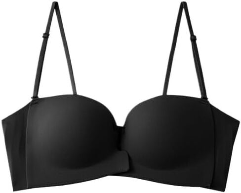 Gather Underwear Women's Non-Slip Non-Slip Non-Invisible Seamless Foundation Bra Sexy Back Bra in Kuwait