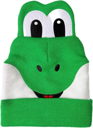 قبعة ComfyCamper Green Dino Beanie التنكرية للنساء البالغين والرجال قبعات الحيوانات أزياء الهالوين التنكرية in Kuwait