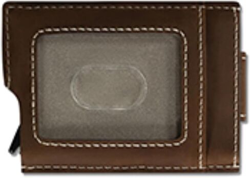 محفظة ARIAT الرجالية ذات اللوحة الماسية للعمل، حجب RFID، مشبك مغناطيسي، جلد، بني متوسط in Kuwait