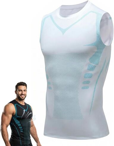 Compression Shaping Shirt Tank, Quick Drying Men Feel the Power of Confidence Energy & Strength in Kuwait