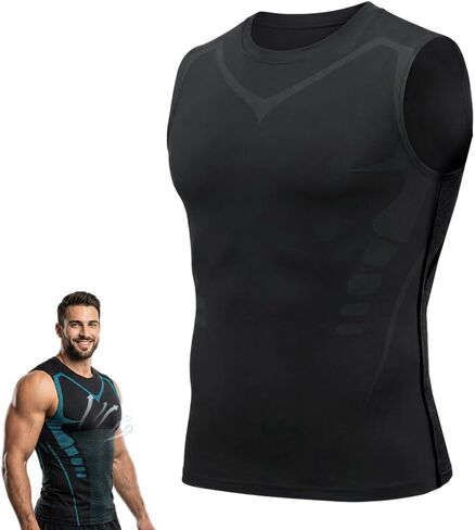 Compression Shaping Shirt Tank, Quick Drying Men Feel the Power of Confidence Energy & Strength in Kuwait