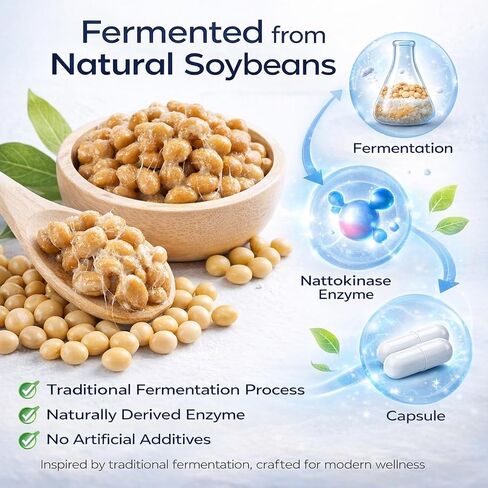 تركيبة Nattokinase النهائية مع 10,800 FU من Nattokinase in Kuwait