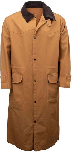 Outback Trading Company Unisex Adults 29896 Canvas Water-Resistant Cotton Work Wear Duster Coat with Drawstring Waist in Saudi Arabia