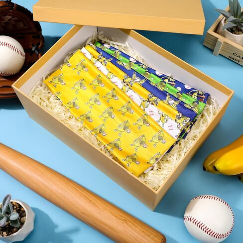 6 Pcs Bananas Baseball Team Headband Novelty Funny Elastic Athletic Sweatband Multi Color Workout Non-Slip Headbands for Baseball Team Sports Yoga Women Men Accessory Gift in Saudi Arabia