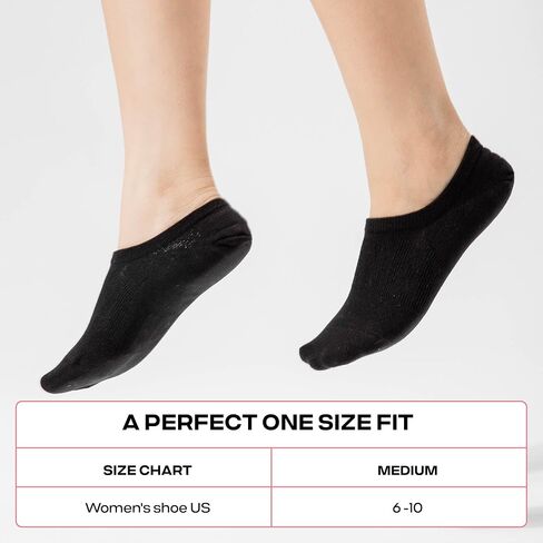 CoolMate GLOBAL No Show Women Socks, Gifts for Mom (US, Alpha, Small, Regular, Regular, 2 Black, 2 Grey, 2 White) in Saudi Arabia