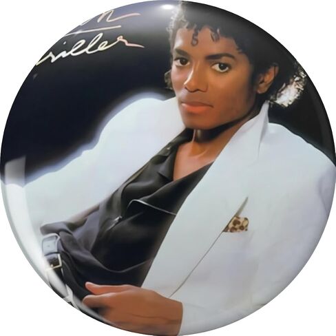 Thriller Jackson Poster Pin Lapel Pin Cute Brooch Pins Badges 0.75" in Kuwait