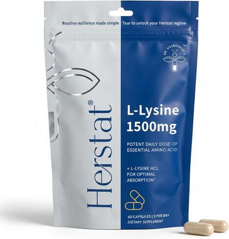L-Lysine 1500mg | High Potency Essential Amino Acid, Vegetable Tablets, 120ct in Saudi Arabia