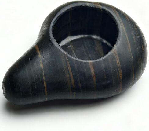 Natural River Rock Candle Holder – Handcrafted Smooth Pebble Tealight Holder for Home Decor, Wedding, Centerpiece 1.57" Hole, Unique Shapes & Colors (2) in Kuwait