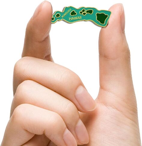 2/10/50/100Pcs Enamel Hawaii Map Lapel pins Bulk -Metal HI Hawaiian State Pin Badge Traveler Souvenir Gifts in Saudi Arabia