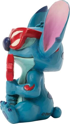 Enesco Disney Traditions من Jim Shore Lilo and Stitch تمثال مصغر للنجوم والشرائط الوطنية، 3.5 سم، متعدد الألوان in Kuwait