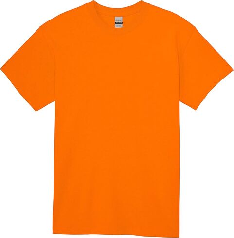 Gildan 12 Pack Short Sleeve Youth T-Shirt, Medium Safety Orange in Kuwait