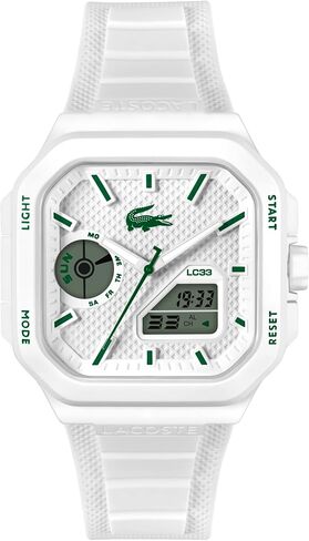 Lacoste LC33 Square Men’s Analog-Digital Quartz Watch with Chronograph, Alarm and Calendar in Kuwait