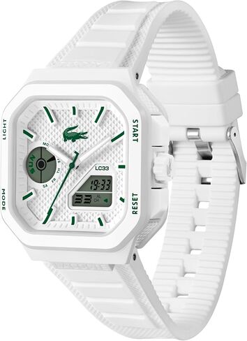Lacoste LC33 Square Men’s Analog-Digital Quartz Watch with Chronograph, Alarm and Calendar in Kuwait