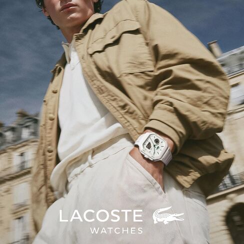 Lacoste LC33 Square Men’s Analog-Digital Quartz Watch with Chronograph, Alarm and Calendar in Kuwait