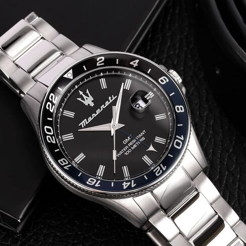 Maserati Men's Watch, Time, Date, Analog, 44 mm, Limited Edition SFIDA Collection - R8853140011 in Saudi Arabia
