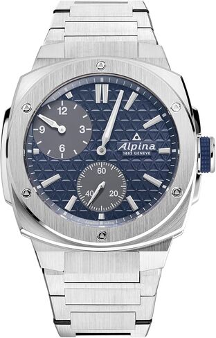 Alpina Men's Automatic Alpiner, 41mm Silver-Tone Stainless Steel Case with a Navy Dial (Style: AL-650NDG4AE6B) in Kuwait