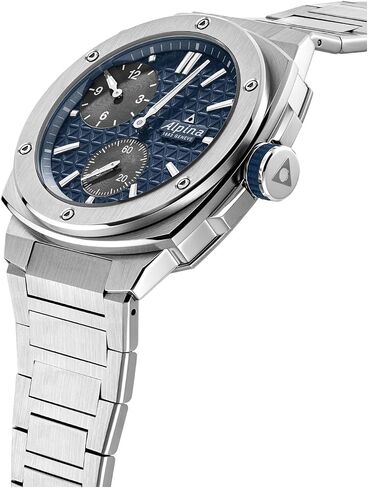 Alpina Men's Automatic Alpiner, 41mm Silver-Tone Stainless Steel Case with a Navy Dial (Style: AL-650NDG4AE6B) in Kuwait