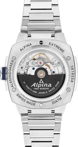 Alpina Men's Automatic Alpiner, 41mm Silver-Tone Stainless Steel Case with a Navy Dial (Style: AL-650NDG4AE6B) in Kuwait