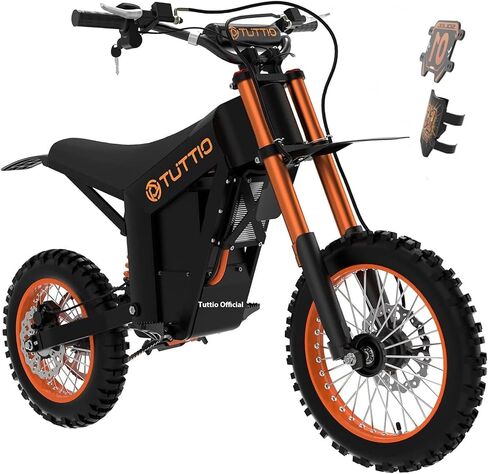 Electric Dirt Bike Teens Adults Electric Bike 48V 21AH Removable Battery with Hydraulic Brakes (21AH Dirt Bike) in Kuwait