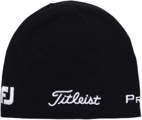 قبعة جولف من صوف ميرينو من Titleist (أسود/أبيض، مقاس واحد) 2023 in Kuwait