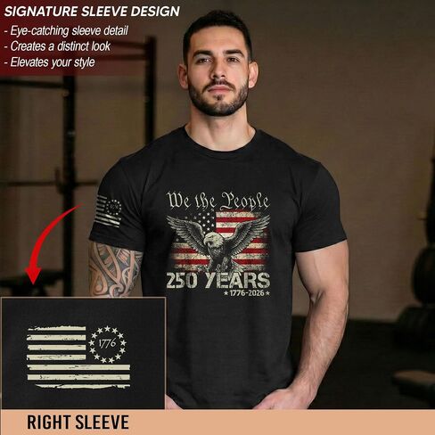 250 Anniversary USA Shirt, 1776-2026 Tshirt, 250th Anniversary USA Shirt, Patriotic Shirts for Men in Saudi Arabia