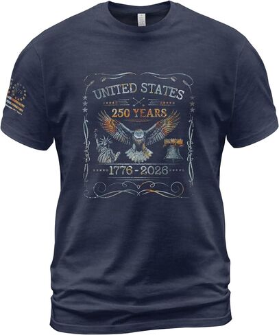 250 Anniversary USA Shirt, 1776-2026 Tshirt, 250th Anniversary USA Shirt, Patriotic Shirts for Men in Saudi Arabia