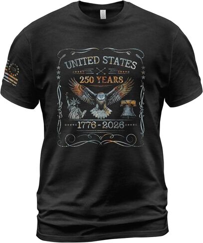 250 Anniversary USA Shirt, 1776-2026 Tshirt, 250th Anniversary USA Shirt, Patriotic Shirts for Men in Saudi Arabia
