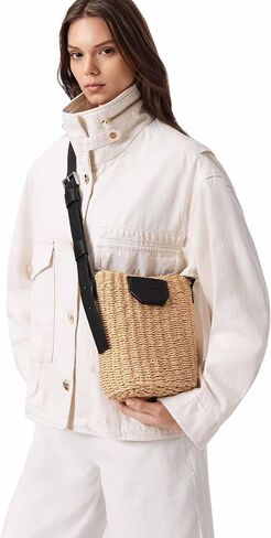 AllSaints Women's Alba Paper Crossbody Natural One Size in Saudi Arabia