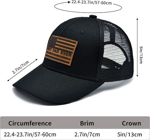 Fathers Day Birthday Gifts for World's Dad Best Dad Ever American Flag Hat Father's Day Ideas for Dads in Saudi Arabia